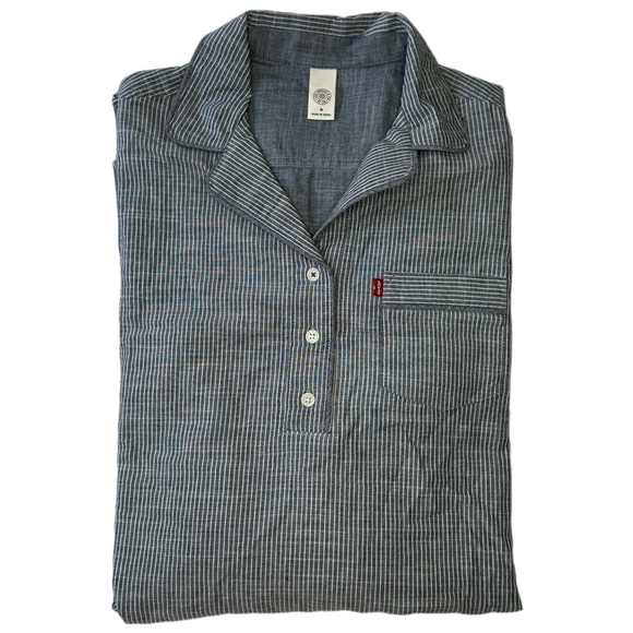 Levis Gray Nightgown Size M 100% cotton NWOT - Picture 3 of 7